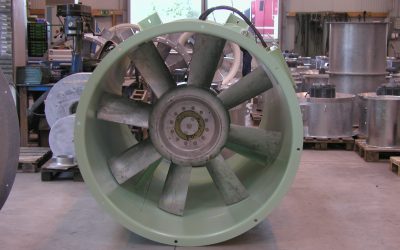 Unstable operating ranges for axial fans